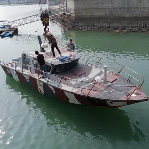 Bateau de travail de <span class=keywords><strong>patrouille</strong></span> pilote à grande vitesse, Port en aluminium de 11.3m à vendre - Product Image 1