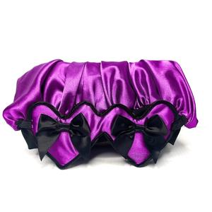 Mascherina per gli occhi <span class=keywords><strong>2</strong></span>-in-1 cuffia per capelli in raso di seta regolabile a doppio strato cuffia con copertura per gli occhi da donna - Product Image 4