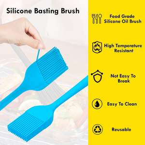 Brocha de Silicona de Grado Alimenticio al por Mayor, Resistente al Calor, Ancha, Libre de BPA, para Repostería y Barbacoa - Product Image 3