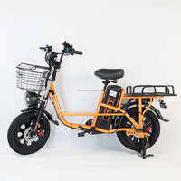 Sepeda Listrik DISIYUAN Monster M1 800W 60V Baterai Lithium dengan Bagasi Belakang Layanan Pengiriman Sepeda Listrik