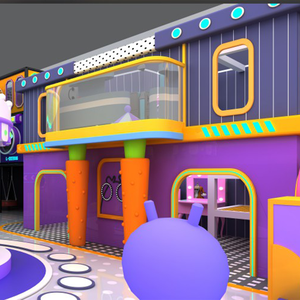 Équipement de jeu intérieur doux pour enfants Beilai Structures de jeu d'hôtel de sécurité à plusieurs niveaux à 360 ° avec fonction d'escalade résistante aux chocs - Product Image 3