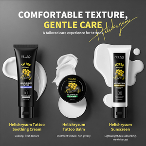 Protector Solar para Tatuajes <span class=keywords><strong>con</strong></span> Helichrysum, SPF30 PA++, Hidratante y Ligero, <span class=keywords><strong>con</strong></span> Óxido <span class=keywords><strong>de</strong></span> <span class=keywords><strong>Zinc</strong></span>, para el Cuidado Posterior del Tatuaje, OEM ODM - Product Image 5
