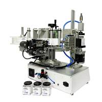 Machine d'étiquetage de bouteilles irrégulières de bouteilles non standard de forme carrée verticale spéciale hexagonale