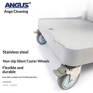 होटल रेस्तरां के लिए सफाई सेवाओं के लिए सफाई सेवाओं के लिए टिकाऊ बहुक्रियाशील प्लास्टिक ट्रॉली - Product Image 1