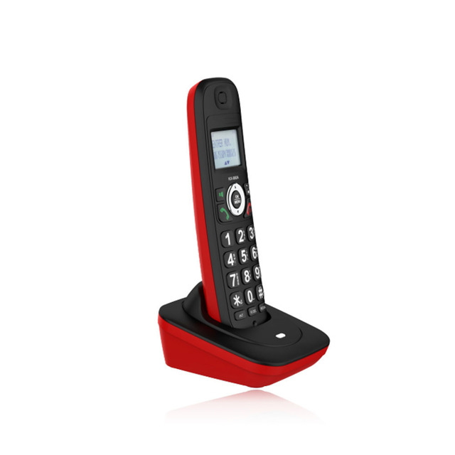 KX-TG12CN High Quality DECT Digital Cordless Telephone Portable Wireless Phone with Fixed Base Unit for Home Use