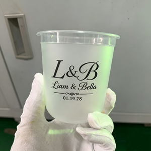 Vaso de Plástico PP Desechable de 500 ml con Forma de U, Impresión de Logotipo Personalizado, Vaso para Té de Burbujas de 12 oz, 16 oz, 22 oz, Vasos Transparentes para Té, Café y Jugos con Tapa - Product Image 1