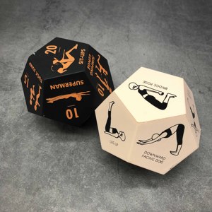 Dés de fitness en mousse PU anti-stress avec logo personnalisé, cube d'entraînement, jouet, cadeaux promotionnels d'entreprise - Product Image 2