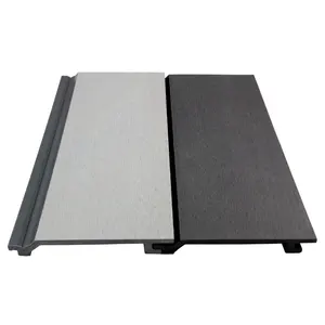 Trung Quốc Nhập Khẩu Bán Buôn Trắng Màu Xám Bên Ngoài Gỗ <span class=keywords><strong>Panel</strong></span> Tường <span class=keywords><strong>Wpc</strong></span> Tường Siding - Product Image 1