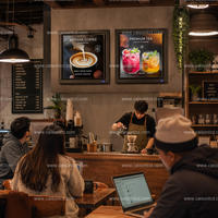 Layar LCD kotak seni penanda Digital 26.5 inci resolusi 1920*1920 layar LCD kotak kecerahan tinggi layar Lcd persegi