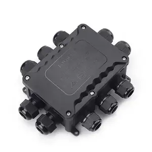 Factory processing and formulation 10-way IP68 big size power cord casing waterproof terminal junction box