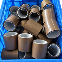 Ruban en fibre de verre enduit de PTFE, ruban adhésif PTFE, ruban d'étanchéité industriel résistant aux hautes températures