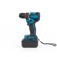 Perceuse électrique sans balais multifonction transfrontalière, perceuse à percussion haute puissance, perceuse pistolet domestique rechargeable pour le commerce extérieur