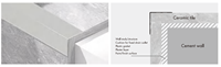 Protection d'angle en aluminium en forme de L sur mesure, profilé de protection d'angle de carrelage en alliage d'aluminium chanfreiné en forme de L