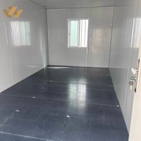 Conteneur d'hôtel préfabriqué moderne en kit de 20 pieds et 40 pieds, chambre modulaire en conteneur, maison conteneur