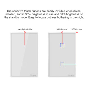 Sonoff TX T2 chúng tôi 3gang thông minh Wifi tường chuyển đổi ánh sáng Wifi/433 RF/App từ xa cảm ứng nhà Bảng điều chỉnh làm việc với Alexa <span class=keywords><strong>Google</strong></span> nhà Mini - Product Image 2
