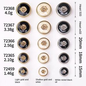 Kẽm Hợp Kim Chân Tay Khâu Có Thể Giặt Kim Loại Nút Cho Áo Khoác Len Áo Khoác Phù Hợp Với Tùy Chỉnh Phụ Kiện Quần Áo - Product Image 6