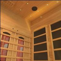 Ensemble complet de sauna à ozone infrarouge portable pour 6 personnes