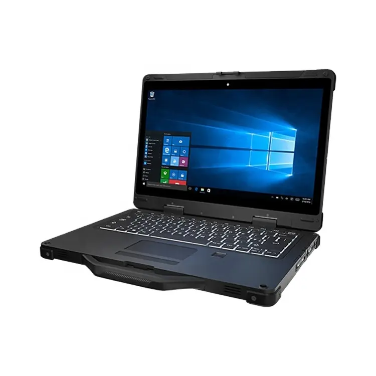 Полностью Защищенный ноутбук Windows 10/11 с двойной батареей 13,3 дюйма промышленный все в одном прочный ноутбук