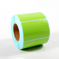 Rouleau d'étiquettes autocollantes thermiques à gratter, directement de l'usine, taille personnalisée, imperméables, autocollantes, pour codes-barres d'expédition