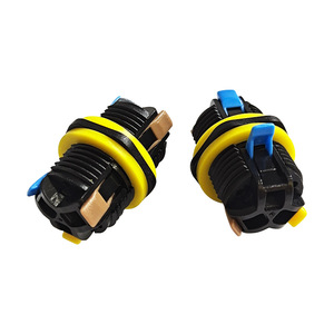 3P Nylon Waterproof Connector M20 Wire To Wire Outdoor <b>LED</b> <b>Lighting</b> <b>Plug</b> <b>In</b> DC - Product Image 2