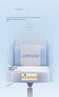 Chaise de jeu PC ergonomique inclinable Anji personnalisée, cuir, massage industriel, confort, échantillon gratuit, chaise pivotante pour joueurs, chambre à coucher