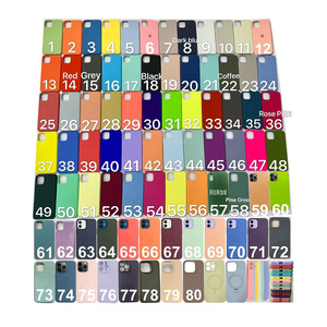 Biểu Tượng Tùy Chỉnh Màu Sắc Silicone Điện Thoại Di Động Trường Hợp Đối Với <span class=keywords><strong>Apple</strong></span> Cho iPhone 15 16 17 Cộng Với Trường Hợp Cho Cô Gái Silicon - Product Image 2