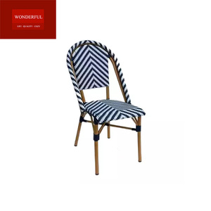 Muebles de Exterior de Alta Calidad, Muebles de Jardín de Aluminio Personalizados de Fábrica, Silla de Ratán, Silla de Bistró Francesa - Product Image 3