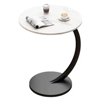Petite table d'appoint pour canapé, table basse, table à thé ronde en forme de nuage, table basse multifonctionnelle pratique