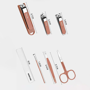 Tùy Chỉnh Cao Cấp Cắt Móng Tay Móng Chân <span class=keywords><strong>Kit</strong></span> Làm Móng Tay Móng Tay Clipper Set Cho Nam Giới - Product Image 2
