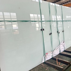15mm Ultra White Ceramic Fritted Laminated Glass Impact Resistant Glass For Outdoor Construction Projects - Product Image 2