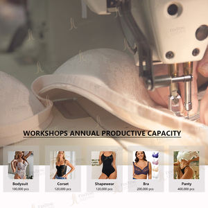 Lism Custom Shapewear Bodysuit fermo corsetto addome a quattro file con fibbia a quattro file in pizzo con lifting per il corpo - Product Image 4