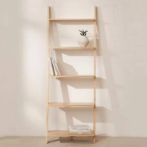 Estantería Moderna de 5 Niveles, Estantería de Madera en Forma de Escalera, Estantería para Exhibición de Libros, Escalera para Sala de Estar, Baño, Dormitorio - Product Image 1