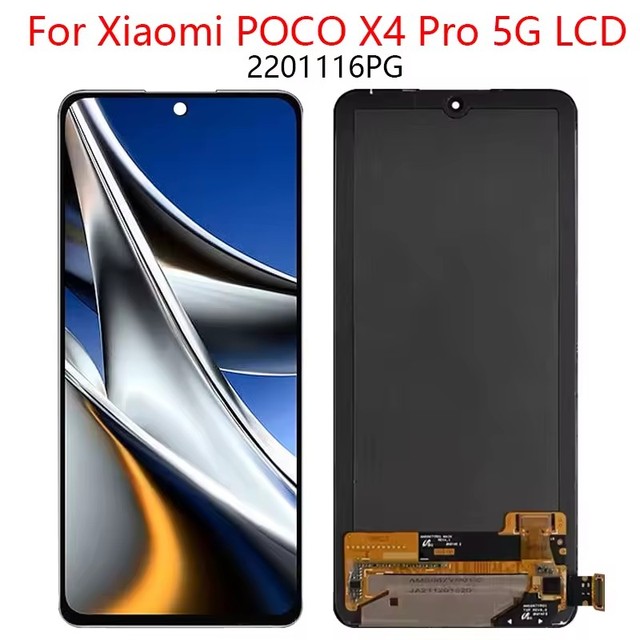 High Quality OLED & TFT mobile phone lcds for Xiaomi Poco X4 pro 2201116PG Display Touch Screen Digitizer Assembly Replacement.