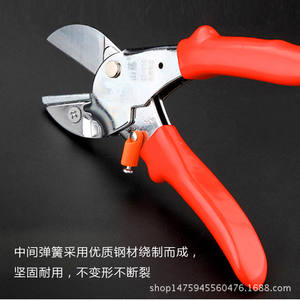 กรรไกรตัดแต่งกิ่งไม้พุ่มวิสทีเรีย ใบมีดเหล็ก 18 มม. ด้ามจับกันลื่น สำหรับต้นไม้ผลไม้และการทำสวน - Product Image 3