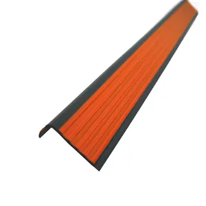 Factory Direct Sale Pvc Stair Nosing Strip Soft Vinyl Plastic Stair Edging For Staircase