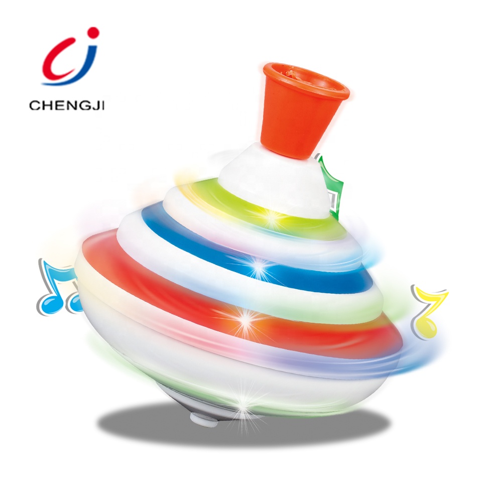 Детский красочный пластиковый гироскоп для спиннинга, Классическая дешевая игрушка flash top