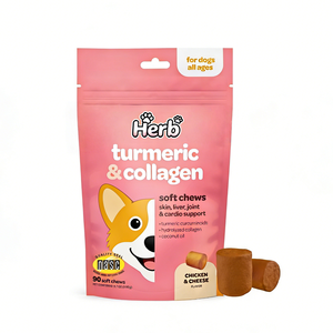 Complément alimentaire pour chiens OEM ODM - Soulagement des douleurs articulaires chez le chien - Glucosamine, chondroïtine, curcuma, comprimés à mâcher souples - Product Image 1