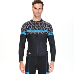 Venta al por mayor equipo <span class=keywords><strong>de</strong></span> <span class=keywords><strong>manga</strong></span> <span class=keywords><strong>larga</strong></span> traje <span class=keywords><strong>de</strong></span> ropa <span class=keywords><strong>de</strong></span> bicicleta <span class=keywords><strong>ciclismo</strong></span> conjunto bicicleta Jersey - Product Image 4