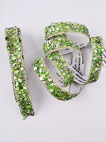 Bande de strass en résine autocollante de 20 cm pour loisirs créatifs, pierres colorées en vrac, accessoires thermocollants pour vêtements