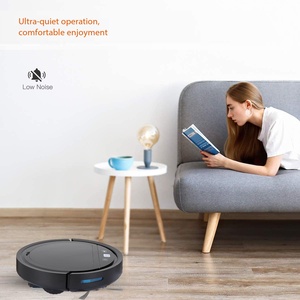 <span class=keywords><strong>Aspirateur</strong></span> <span class=keywords><strong>robot</strong></span> intelligent 3-en-1 en plastique avec brosse USB, moteur, application, balayeur domestique avec recharge automatique et aspiration de 2500 Pa - Product Image 4