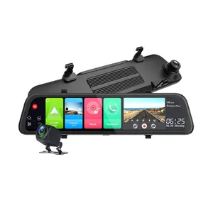 DVR double objectif Android 8.1 ADAS caméra de voiture rétroviseur enregistreur vidéo Navigation GPS Auto Blackbox