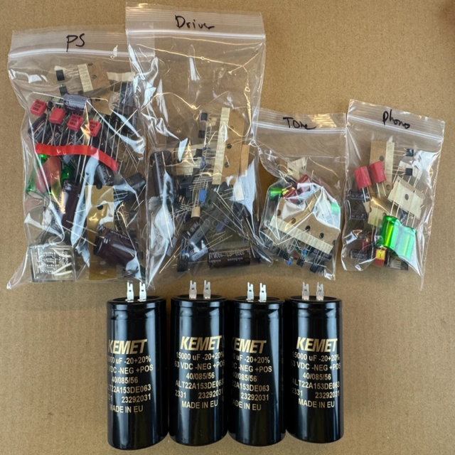 New Original Ready Stock AU-717 Complete PL ULTRA Rebuild Kit Improved Capacitor Ratings Etc