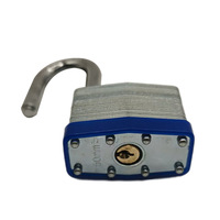 Cadenas à trois clés avec cylindre tout en laiton, antivol, étanche, à longue anse, idéal pour bagages, armoires de rangement et dortoirs