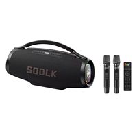 Enceinte portable SODLK S1622 520W avec 7 haut-parleurs et deux micros, batterie 45000mAh, éclairage RGB, TWS, 3 modes EQ, karaoké, fête