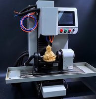Routeur CNC de bureau 5 axes vertical 3D pour marbre, bois, jade, métal, mini-machine de sculpture sur pierre, petite machine mobile