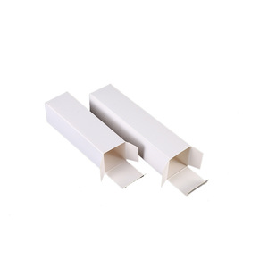 Caja de cartón blanca gruesa, rectangular, cuadrada, personalizable, para cosméticos, uso universal, cartón de 350g - Product Image 5