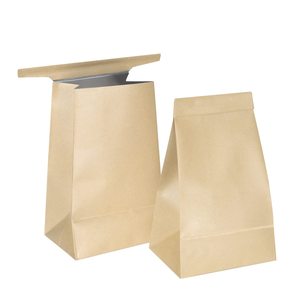 Grains café Noix Sechees Bonbons collections Sachet Zip <span class=keywords><strong>Sac</strong></span> doublé en aluminium réutilisable Papier <span class=keywords><strong>Kraft</strong></span> <span class=keywords><strong>Sac</strong></span> Stand Up Zip Lock pocket - Product Image 1