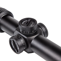 Lunette de tir compacte LPVO Marcool STALKER 1-6x24 IR, réticule multi-luminosité, étanche, pour la chasse et les applications tactiques