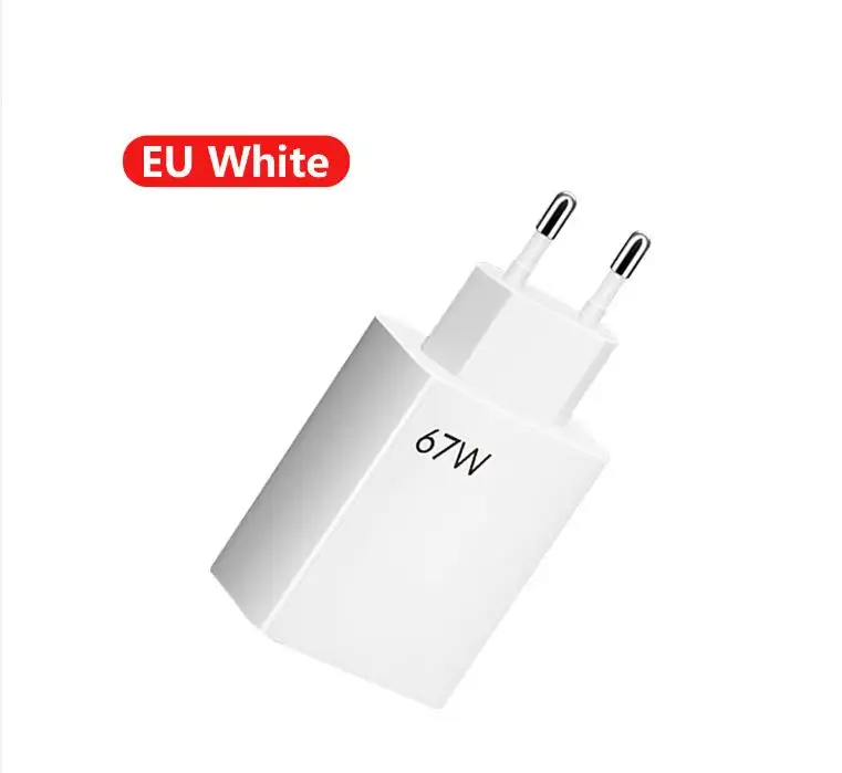 Hot selling 67W single USB port QC3.0 EU UK USFast Charger for Mobile Phone