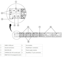 Switch Ethernet Administrado Cisco C9300-24P-A Nuevo, 24 Puertos Gigabit, PoE+, para Redes Empresariales